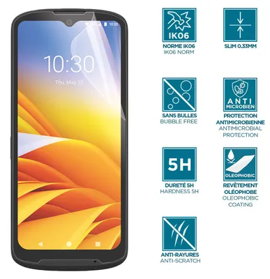 Obrázok produktu pre Mobilis 036295, Zebra, Zebra TC15, Odolné proti poškriabaniu, Odolný proti nárazom, 1 kusov