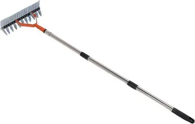 Produktbild von Famanu Rasenrechen - Effektive Rasenpflege - 134 cm Länge