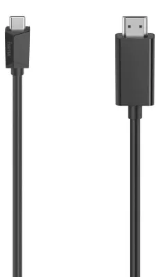 Immagine prodotto di HAMA Cavo USB-C maschio - HDMI maschio, Ultra-HD, 4K, 3 m, 3 stelle, Nero