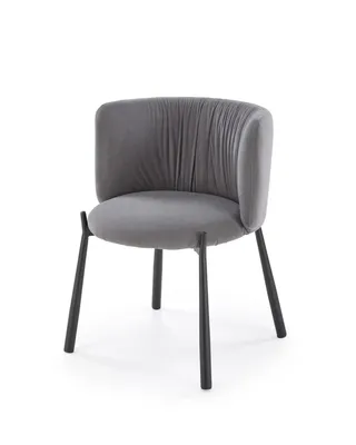 Zdjęcie produktu dla Krzesło tapicerowane K531 VELVET szare