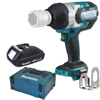Produktbild von MAKITA Akku-Schlagschrauber DTW1001Y1J mit 1x 1,5 Ah im Makpac Gr. 2 18 Volt ohne Ladegerät - 1050 Nm Drehmoment