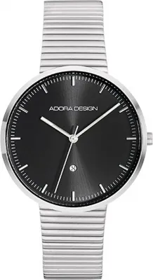 Produktbild von ADORA AD8530 Damen Damenuhr Edelstahl silber & schwarz mit Datum