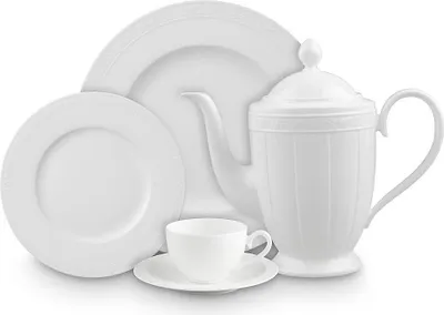 Produktbild von Villeroy & Boch White Pearl Frühstücksuntertasse / Cappucinountertasse / Suppenuntertasse 18cm