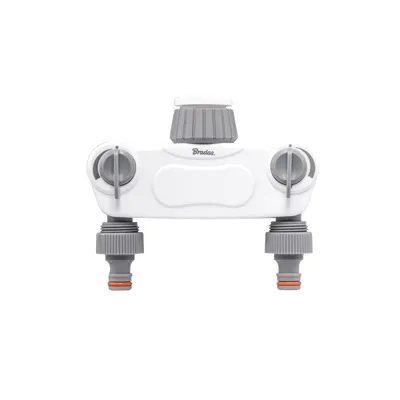 Obrázok produktu pre Dvojcestný rozdeľovač Bradas White Line SOLID s ventilmi pre 1" alebo 3/4" kohútik