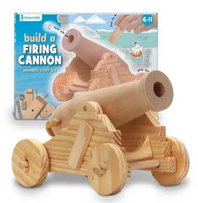 Obrázek produktu pro Fiesta Crafts řemeslná stavebnice dělo - kreativní sada hraček