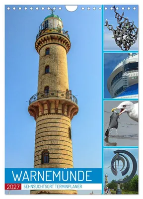Produktbild von Sehnsuchtsort Warnemünde (Wandkalender 2027 DIN A4 hoch), CALVENDO Monatskalender