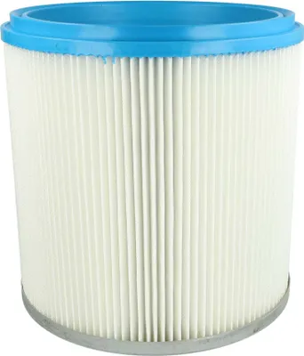 Produktbild von vhbw Faltenfilter kompatibel mit Bosch GAS 14-20 RFB, GAS 12-50 RF Staubsauger - Patronenfilter Blau Silber Weiß Abwaschbar