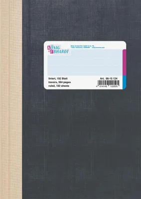 Produktbild von K&E Geschäftsbuch A5 liniert 192Bl 8615124