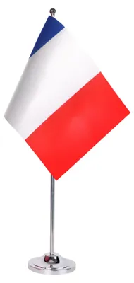 Produktbild von AZ FLAG Tischflagge Frankreich 22x15 cm Französische Satin Metallsockel