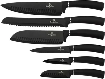 Produktbild von Berlinger Haus Messer Set BH-2383 Schwarz und Silber