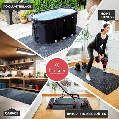 Obrázek produktu pro Sada ochranných pěnových rohoží - Měkké pěnové rohože na dlaždice - Fitnessmat EVA pěnové rohože na puzzle - Podložka pod ochrannou gumovou rohož - Sportmat ochranná rohož na podlahu - Trainingmat