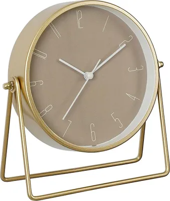 Produktbild von Mica Decorations Uhr Corky iron 6,5 x 18,5 cm braun