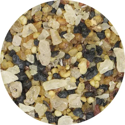 Produktbild von 500g Aromatische Weihrauchmischung Räucherwerk M. Copal Zeder Styrax Benzoe 1478