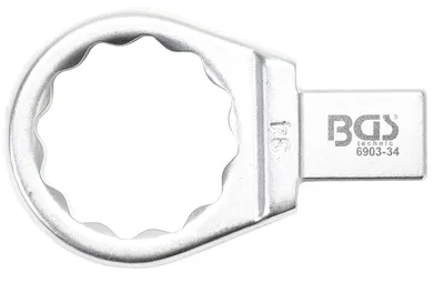 Produktbild von BGS 6903-34 Einsteck-Ringschlüssel, 34 mm, Aufnahm e 14 x 18