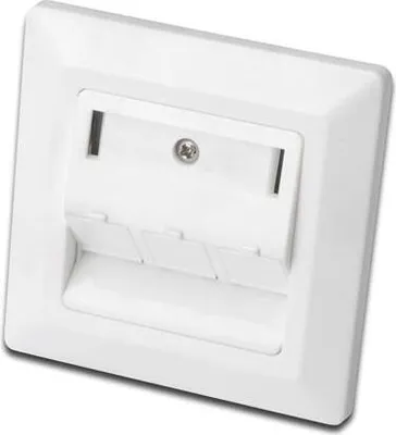Image de DIGITUS Rahmen + Platte 80x80mm für 3 Keystone Module weiss