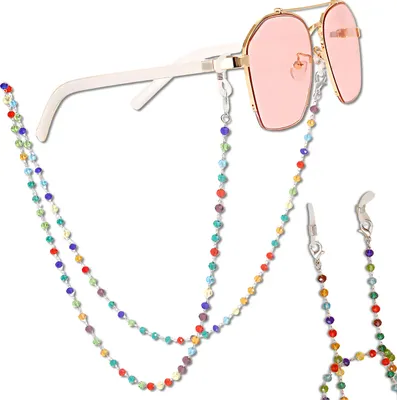 Produktbild von EDIBAZZAR | Elegante Brillenkette Bunt Retro
