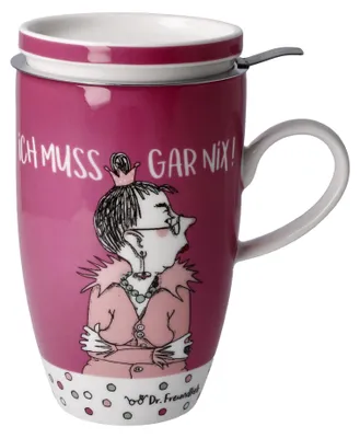 Produktbild von Goebel Freundlieb - Ich muss gar nix Teetasse mit Deckel und Sieb