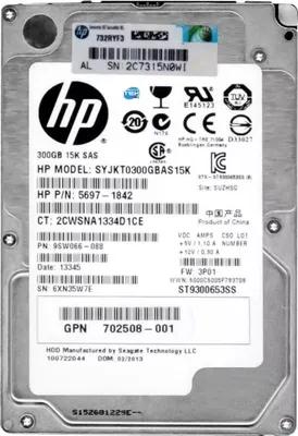 Immagine prodotto di Seagate Savvio 300gb Sas 6gb/s 2,5" Sff 15000rpm Hard Disk Hdd Disco Rigido Nas