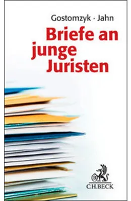 Produktbild von Briefe an junge Juristen