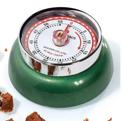 Image de Compteur de temps Zassenhaus, style rétro | Choix : Vert Racing : Couleur : Vert Racing