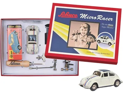 Productafbeelding van Bouwpakket voor een micro-modelauto: "VW Kever #53".
