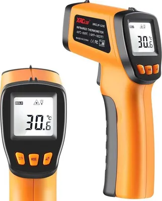 Produktbild von Famanu Infrarotthermometer Kontaktlose Temperaturmessung -40℃ bis 550℃ mit LCD-Display
