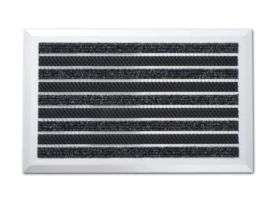 Produktbild von Optimum Mat | Alumatte mit Bürsten und Teppicheinlage | 39x60 cm