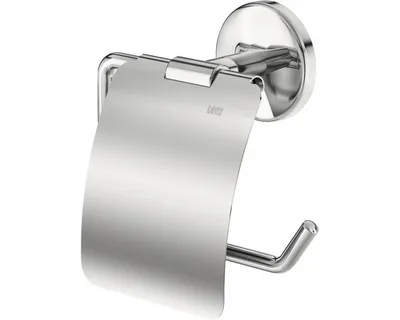 Produktbild von Toilettenpapierhalter Lenz Flame mit Deckel chrom