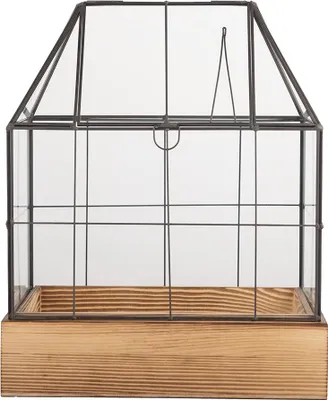 Image de Clayre & Eef Boîte de culture décorative 26x17x32 cm Verre transparent