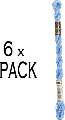 Produktbild von 6x DMC Perlgarn Stärke 5, 15 m, 115AR/5-809, VPE
