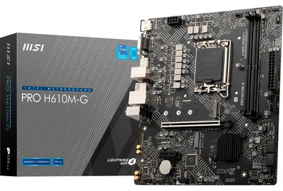 Imagen del producto de MSI Placa Base PRO H610M-G DDR5 mATX 1700