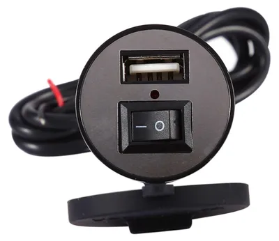 Zdjęcie produktu dla Wodoodporna ładowarka USB do motocykla z gniazdem 12 V