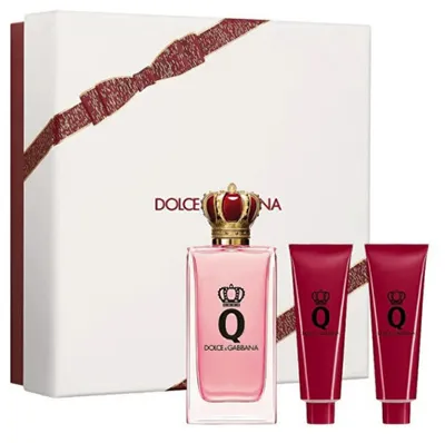 Produktbild von Q by Dolce & Gabbana eDP 100 ml + Duschgel 50 ml + Körperlotion 50 ml