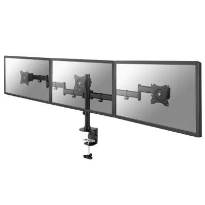 Produktbild von Neomounts NM-D135D3 - Befestigungskit - Voll beweglich - für 3 LCD-Anzeigen - Schwarz - Bildschirmgröße: 25.4-68.6 cm (10"-27") - Klemmmontage, Tülle, Tischmontage