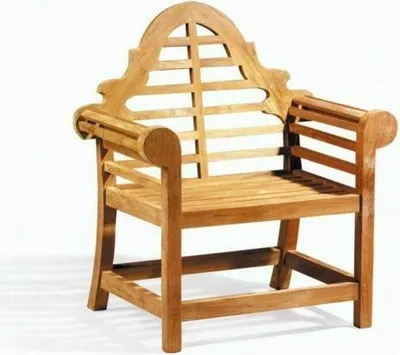 Produktbild von Teako Design Marlborostuhl Caserta Teak Massivholz 90x67x105 cm