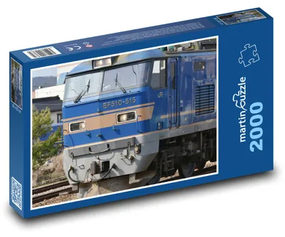 Zdjęcie produktu dla Puzzle 2000 Pociąg towarowy na kolei - martinpuzzle