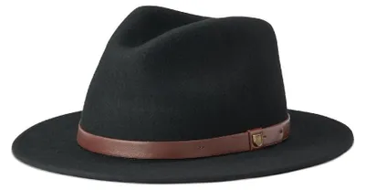 Produktbild von Brixton Uni-Erwachsene Messer Fedora Filzhut, Schwarz, SMALL