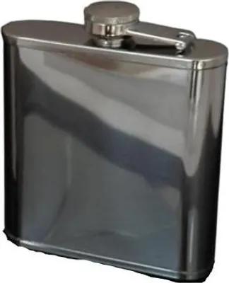 Produktbild von Gentelo Eleganter Flachmann 180 ml Edelstahl Silber - Gentelo