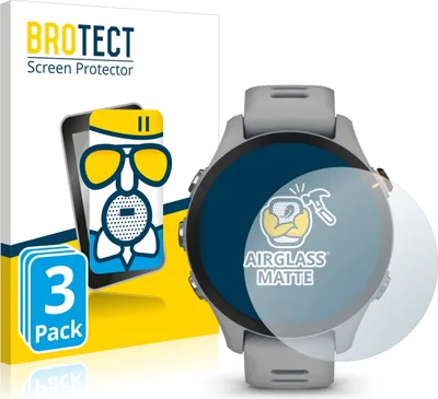Produktbild von 3x BROTECT Entspiegelungs Schutzglas für Garmin Forerunner 255S Music Schutzfolie Panzer Folie Glas Display Schutz matt