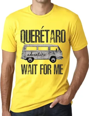 Produktbild von Herren Grafik T-Shirt Abenteuer warten auf mich in Querétaro – Adventure Wait For Me In Querétaro – Öko-Verantwortlich Vintage Jahrgang Kurzarm