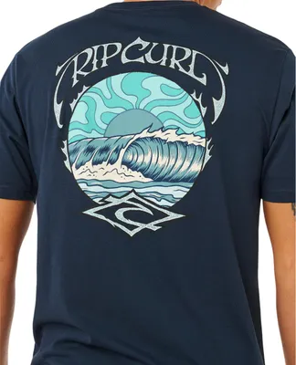 Produktbild von Rip Curl Herren T-Shirt HAZEY DAYS TEE, Größe:XL, Farben:dark navy