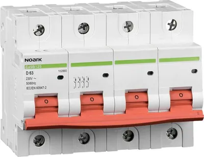 Zdjęcie produktu dla Wyłącznik nadprądowy Ex9B125 3P C80 102821 NOARK