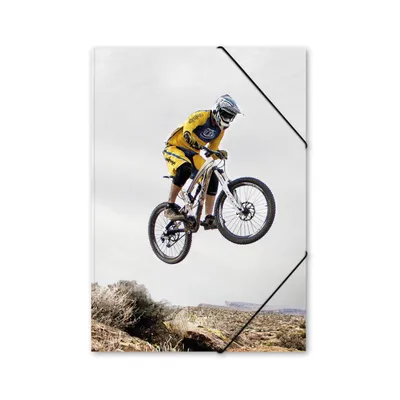 Produktbild von itenga Gummizugmappe Zeichenmappe A4 Motiv Downhill