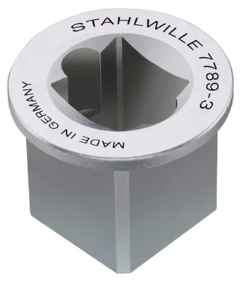 Produktbild von STAHLWILLE 58524089, Torque wrench end fitting, Chrom, 1 Stück(e), 280 g