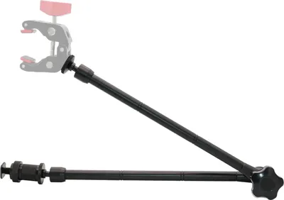 Produktbild von 20 Zoll einstellbarer Gelenkreibungsarm Aluminiumlegierung 2 kg Nutzlast mit Kaltschuh Universal 1/4 Schraube fuer Blitzlichtfeldmonitor Telefonhalterung Stativbefestigung