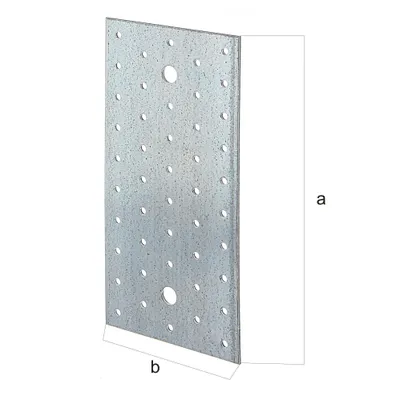 Immagine prodotto di Alberts 847067 Connettore piatto, zincato Sendzimir, 60 x 40 mm, set da 25 pezzi
