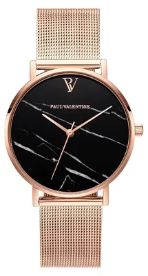 Image de Paul Valentine Montre Femme - Marble Rose Gold Mesh PV36911