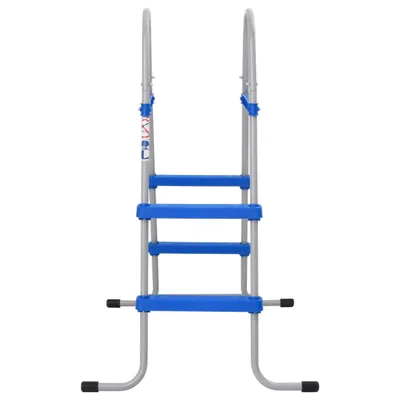 Immagine prodotto di vidaXL Scala per piscine fuori terra 84 cm in acciaio e plastica