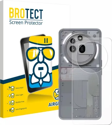 Produktbild von BROTECT Schutzglas für Nothing Phone (3a) Pro (Rückseite) Schutzfolie Panzer Folie Glas Display Schutz klar