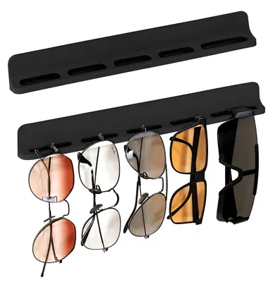 Imagen del producto de Soporte para gafas de sol de silicona, para montaje en pared, color